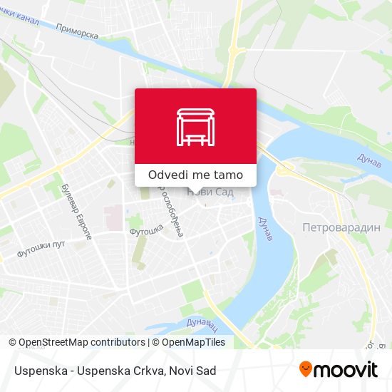 Uspenska - Uspenska Crkva mapa