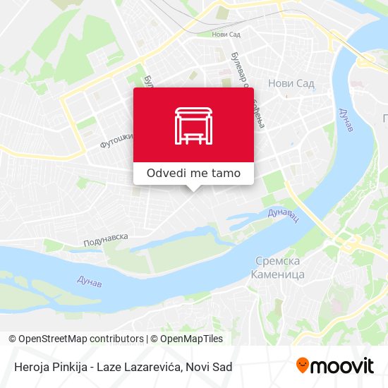 Heroja Pinkija - Laze Lazarevića mapa