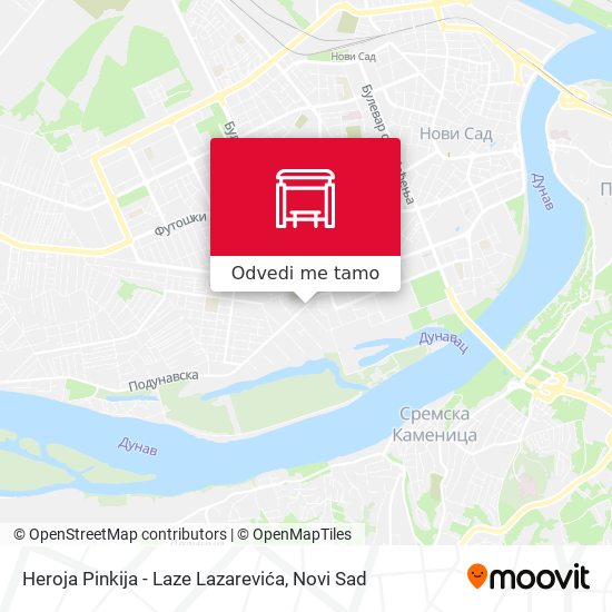 Heroja Pinkija - Laze Lazarevića mapa