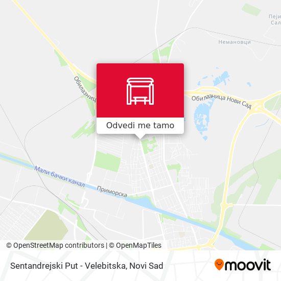 Sentandrejski Put - Velebitska mapa