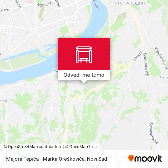 Majora Tepića - Marka Oreškovića mapa