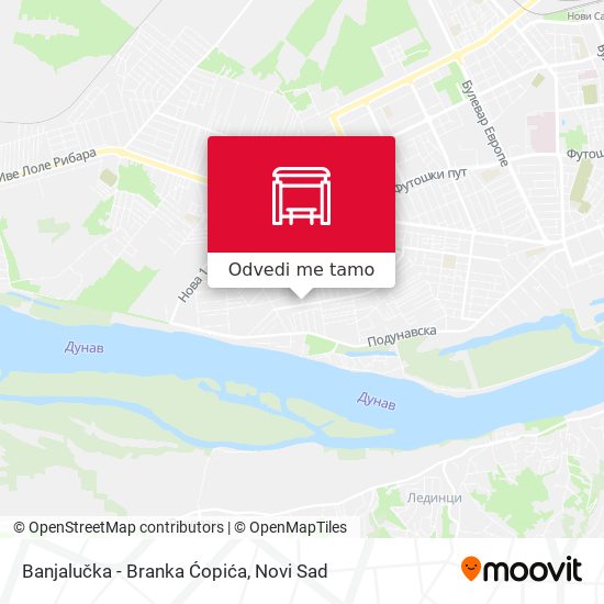 Banjalučka - Branka Ćopića mapa