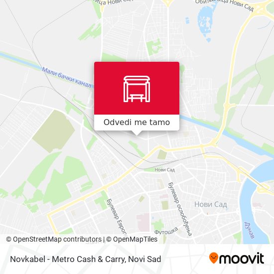 Novkabel - Metro Cash & Carry mapa