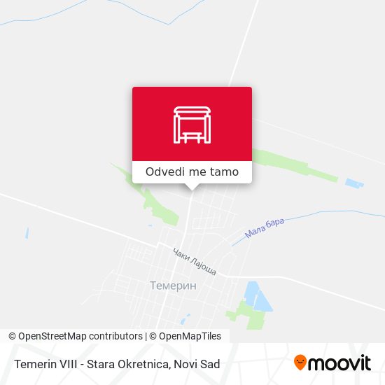 Temerin VIII - Stara Okretnica mapa