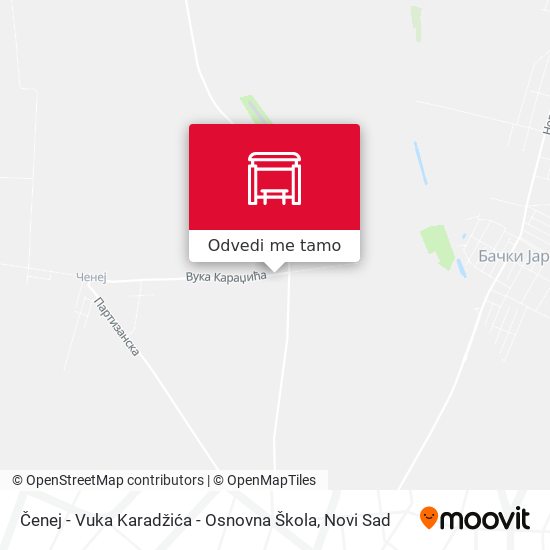 Čenej - Vuka Karadžića - Osnovna Škola mapa