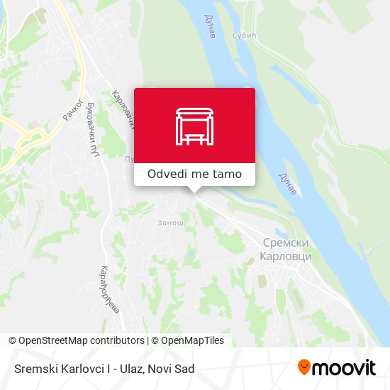 Sremski Karlovci I - Ulaz mapa