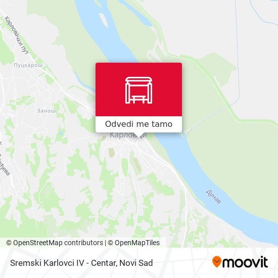 Sremski Karlovci IV - Centar mapa