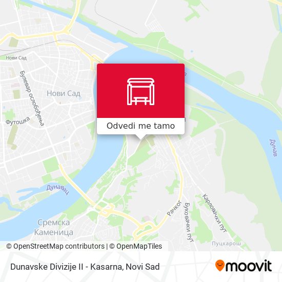 Dunavske Divizije II - Kasarna mapa