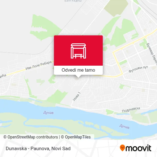 Dunavska - Paunova mapa