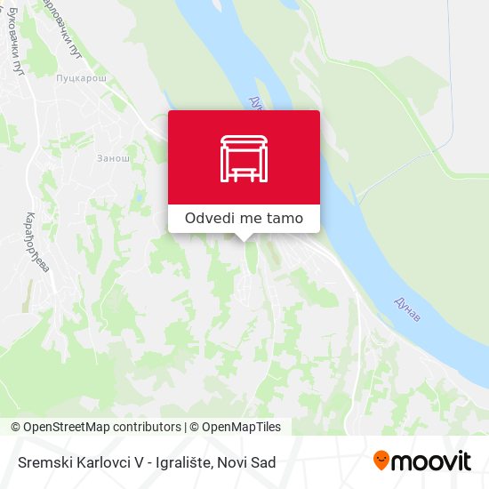 Sremski Karlovci V - Igralište mapa