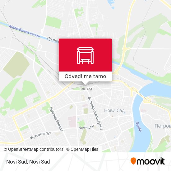 Novi Sad mapa