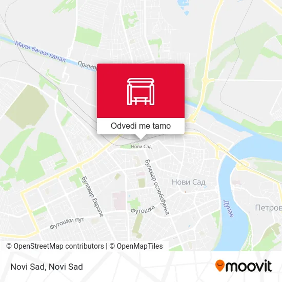 Novi Sad mapa