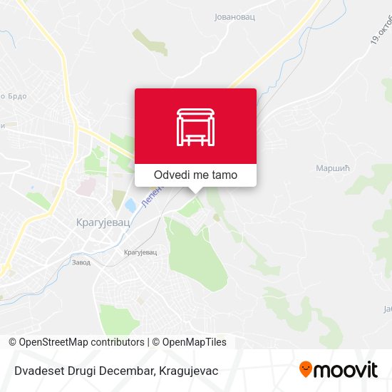 Dvadeset Drugi Decembar mapa