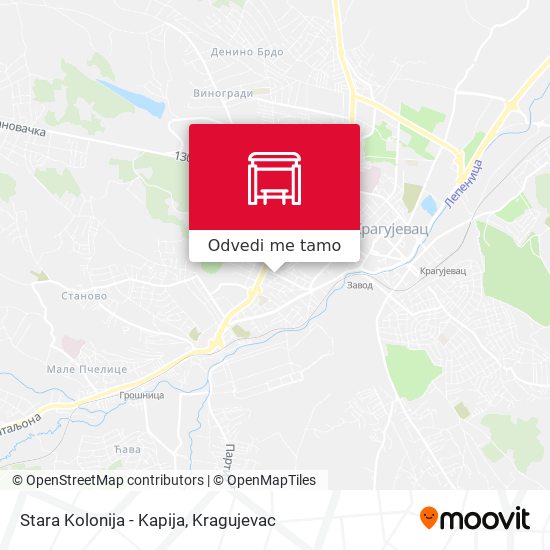 Stara Kolonija - Kapija mapa