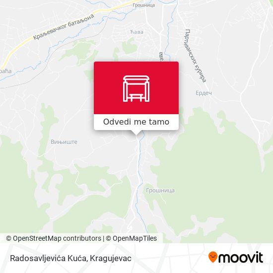 Radosavljevića Kuća mapa