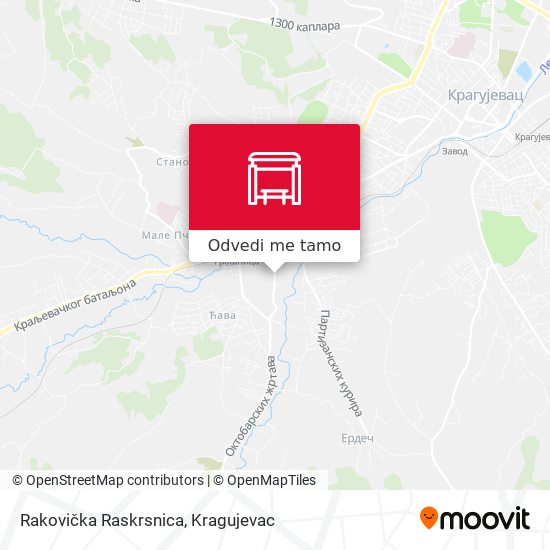 Rakovička Raskrsnica mapa