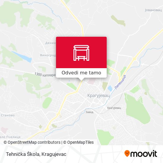 Tehnička Škola mapa