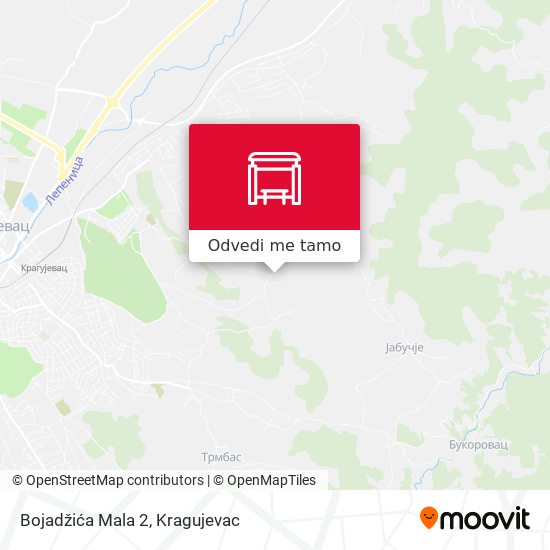 Bojadžića Mala 2 mapa