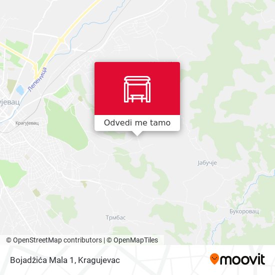 Bojadžića Mala 1 mapa