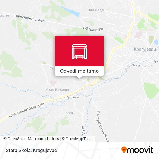 Stara Škola mapa