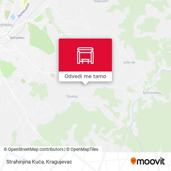 Strahinjina Kuća mapa