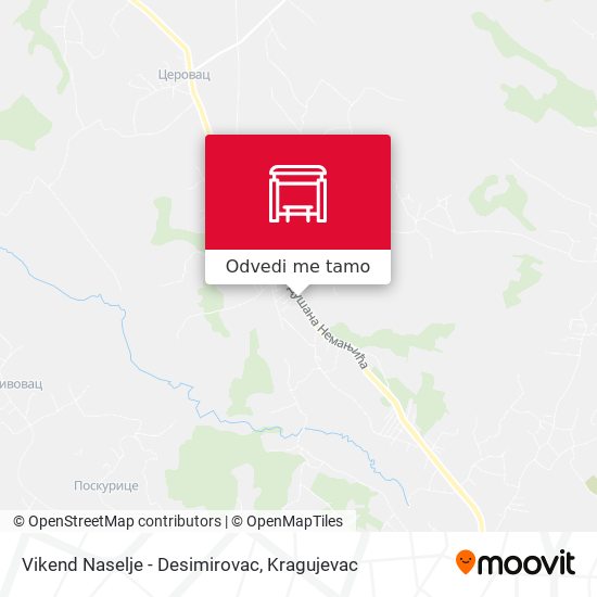 Vikend Naselje - Desimirovac mapa