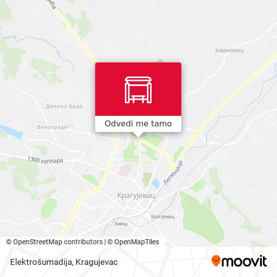 Elektrošumadija mapa