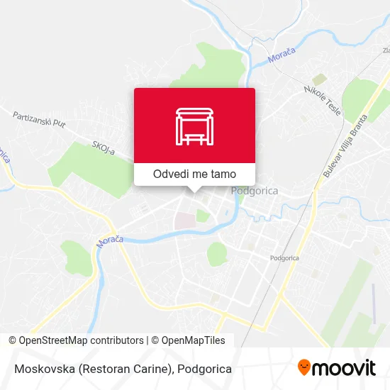 Moskovska (Restoran Carine) mapa