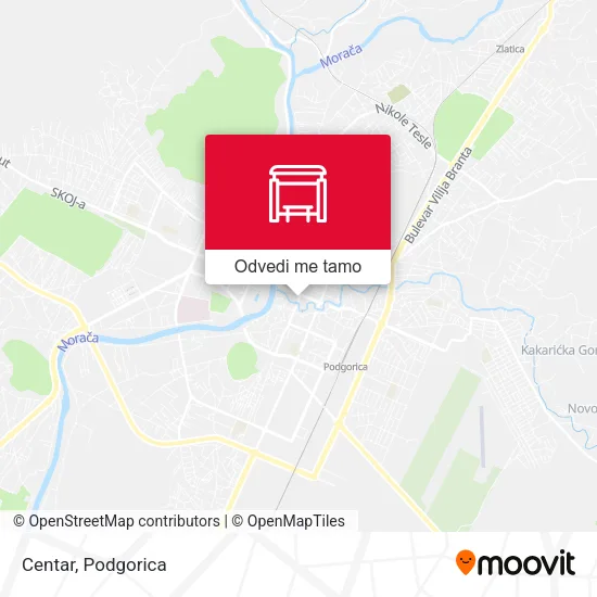 Centar mapa