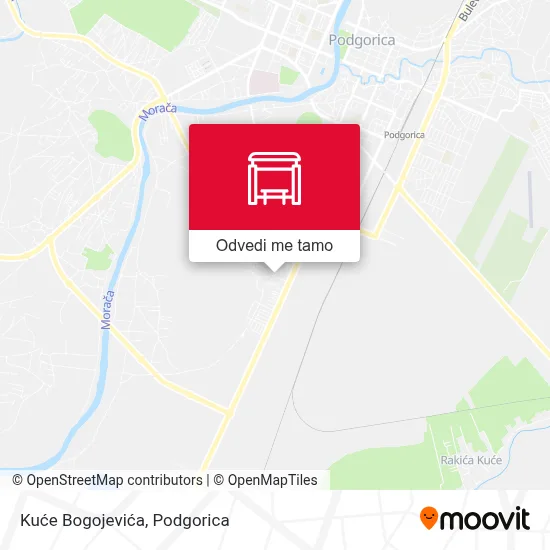 Kuće Bogojevića mapa
