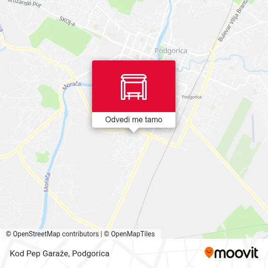 Kod Pep Garaže mapa