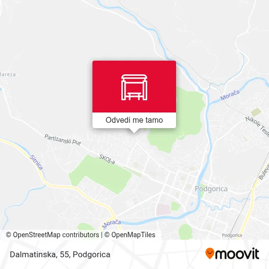 Dalmatinska, 55 mapa