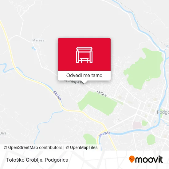 Tološko Groblje mapa