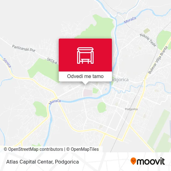 Atlas Capital Centar mapa