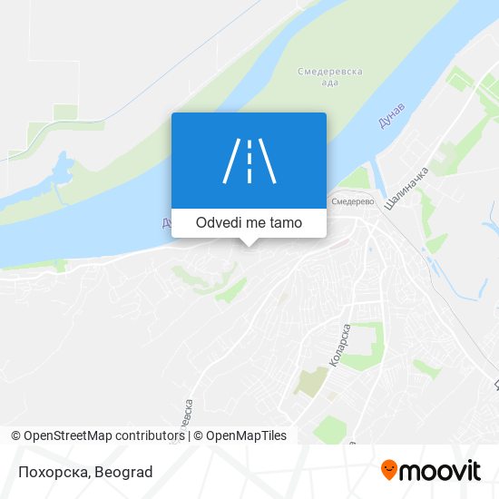 Похорска mapa