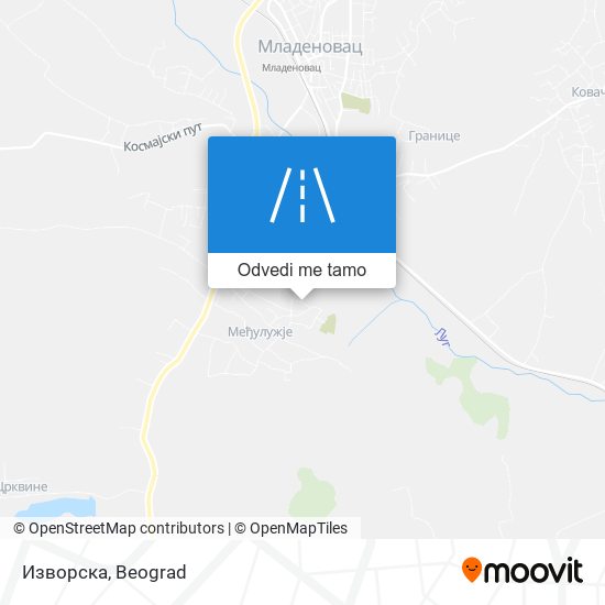 Изворска mapa