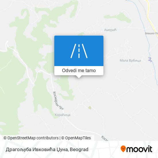 Драгољуба Ивковића Џуна mapa