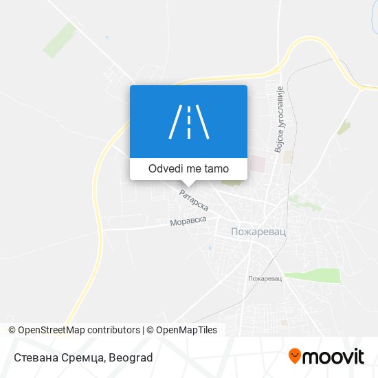 Стевана Сремца mapa