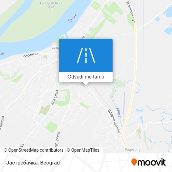 Јастребачка mapa