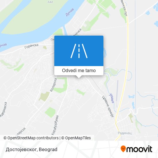 Достојевског mapa