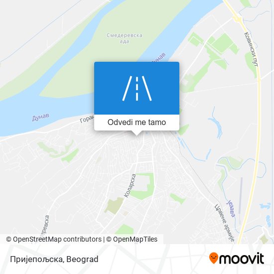 Пријепољска mapa