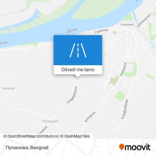 Пупинова mapa