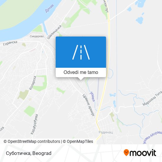 Суботичка mapa