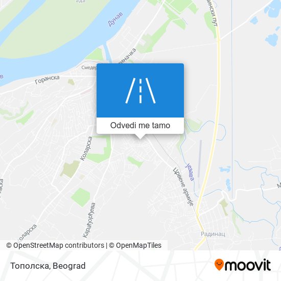 Тополска mapa