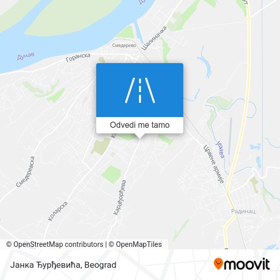 Јанка Ђурђевића mapa