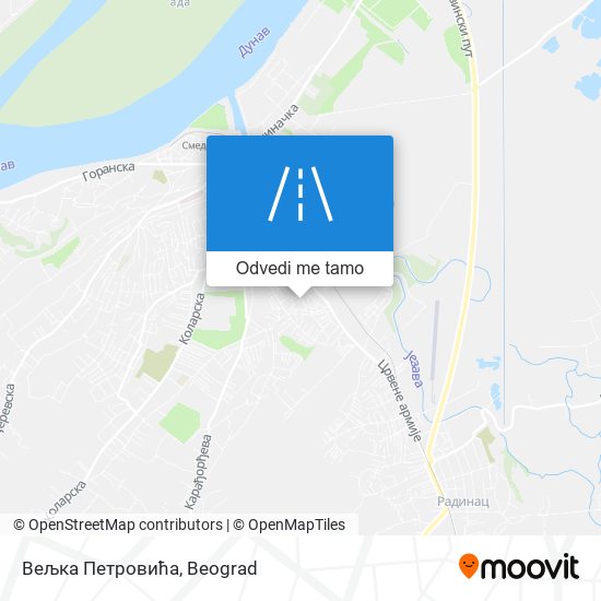 Вељка Петровића mapa