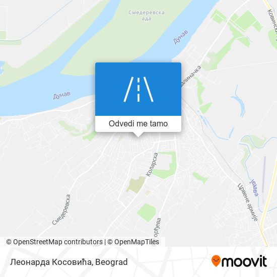 Леонарда Косовића mapa