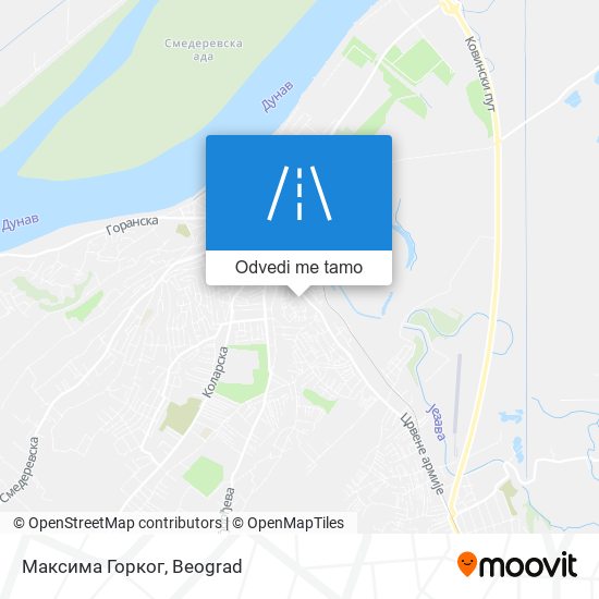 Максима Горког mapa