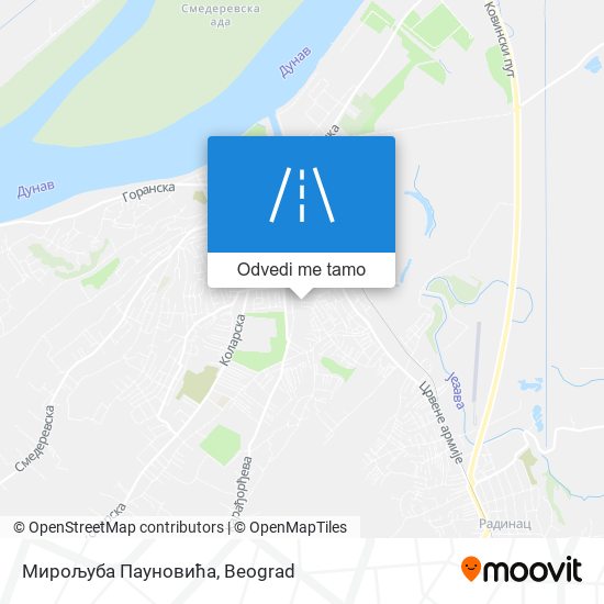 Мирољуба Пауновића mapa