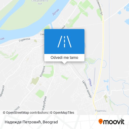 Надежде Петровић mapa